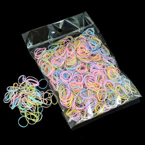 YWHUANSEN About 1000pcs/bag (small package) New Child Baby TPU Hair Holders Rubber Band Elastics Girl's Tie Gum Hair Accessories