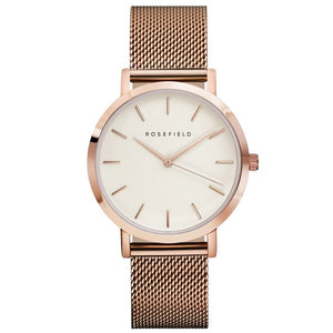 2019 New Brand ROSEFIELD Modern Fashion Women's Watches Female Quartz Watch Male Casual Wristwatch Waterproof Wristwatch Gift