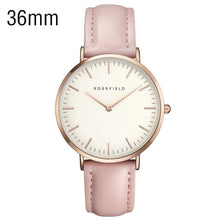 Load image into Gallery viewer, 2019 New Brand ROSEFIELD Modern Fashion Women&#39;s Watches Female Quartz Watch Male Casual Wristwatch Waterproof Wristwatch Gift