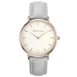 2019 New Brand ROSEFIELD Modern Fashion Women's Watches Female Quartz Watch Male Casual Wristwatch Waterproof Wristwatch Gift