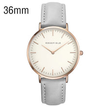 Load image into Gallery viewer, 2019 New Brand ROSEFIELD Modern Fashion Women&#39;s Watches Female Quartz Watch Male Casual Wristwatch Waterproof Wristwatch Gift