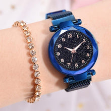 Load image into Gallery viewer, Luxury Luminous Women Watches Starry Sky Magnetic Female Wristwatch Waterproof Rhinestone Clock relogio feminino montre femme