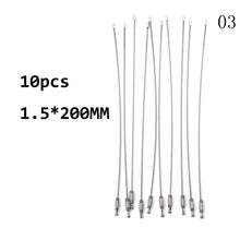 Load image into Gallery viewer, 10Pcs Wire Rope Key Chain Stainless Steel Wire Keychain Carabiner Cable Key Ring Outdoor Hiking