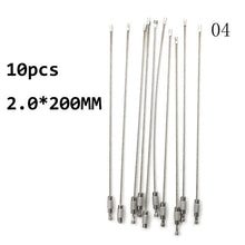 Load image into Gallery viewer, 10Pcs Wire Rope Key Chain Stainless Steel Wire Keychain Carabiner Cable Key Ring Outdoor Hiking