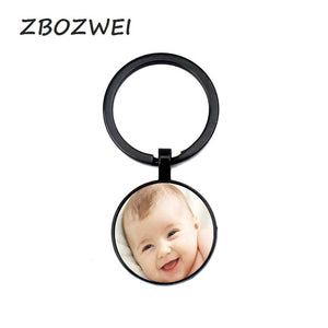 Handmade Personality Photo Family Keychain Photo Baby Child Dad Mom Brother Sister Grandparents Family Portrait Private Custom