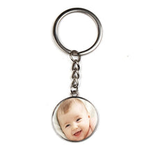 Load image into Gallery viewer, Handmade Personality Photo Family Keychain Photo Baby Child Dad Mom Brother Sister Grandparents Family Portrait Private Custom