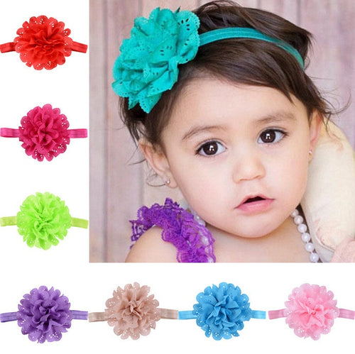 baby girl headband Infant hair accessories clothes band flower newborn floral Headwear tiara headwrap hairband Gift Toddlers