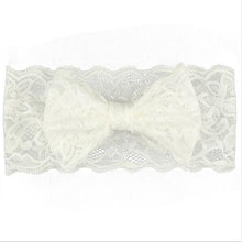 Load image into Gallery viewer, baby girl headband Infant hair accessories band bows newborn Headwear tiara headwrap hairband Gift Toddlers Lace clothes