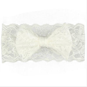 baby girl headband Infant hair accessories band bows newborn Headwear tiara headwrap hairband Gift Toddlers Lace clothes