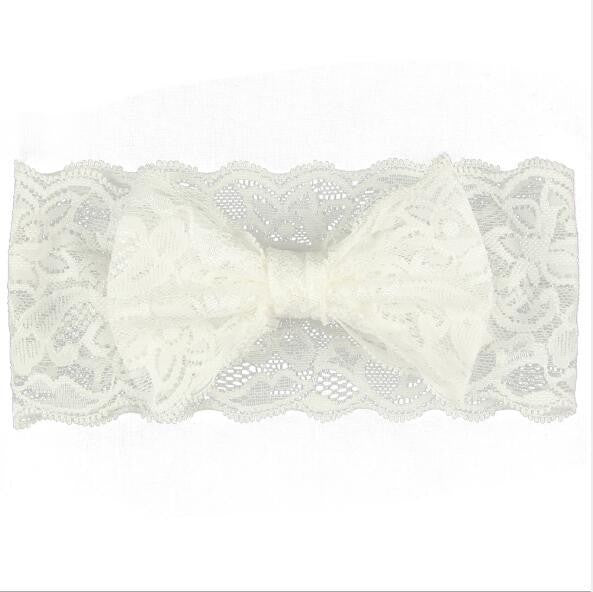 baby girl headband Infant hair accessories band bows newborn Headwear tiara headwrap hairband Gift Toddlers Lace clothes