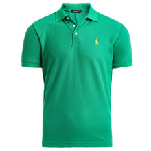 Load image into Gallery viewer, GustOmerD New Man Polo Shirt Mens Casual Deer Embroidery Cotton Polo shirt Men Short Sleeve High Quantity polo men