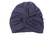 Load image into Gallery viewer, Cute 12 Colors Cotton Blend Baby Turban Hat Newborn Beanie Caps Headwear Infant Toddler Shower Hat Birthday Gift Photo Props