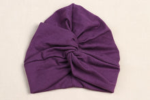 Load image into Gallery viewer, Cute 12 Colors Cotton Blend Baby Turban Hat Newborn Beanie Caps Headwear Infant Toddler Shower Hat Birthday Gift Photo Props