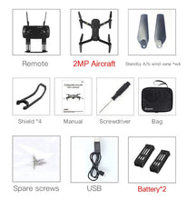 Load image into Gallery viewer, Eachine E58 WIFI FPV With Wide Angle HD Camera High Hold Mode Foldable Arm RC Quadcopter Drone RTF VS VISUO XS809HW JJRC H37