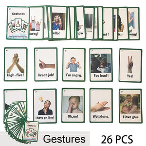 Children Baby English Learning Word Card Pocket Flash  Learning Montessori Educational Toys Word Table Game Card for kids