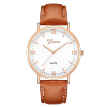 Load image into Gallery viewer, Buy Geneva Classic Hot Luxury Business Unisex Women Ladies Stainless Steel Quartz Wrist Watch Wholesale Review