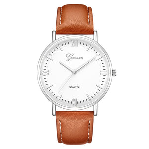 Buy Geneva Classic Hot Luxury Business Unisex Women Ladies Stainless Steel Quartz Wrist Watch Wholesale Review
