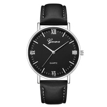 Load image into Gallery viewer, Buy Geneva Classic Hot Luxury Business Unisex Women Ladies Stainless Steel Quartz Wrist Watch Wholesale Review