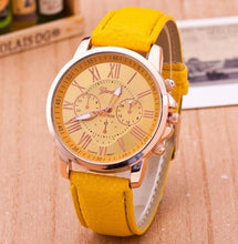 Load image into Gallery viewer, Luxury Brand Leather Quartz Watch Women Men Ladies Fashion Bracelet Wristwatches Clock relogio feminino masculino