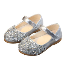 Load image into Gallery viewer, Fashion Baby Girls Flat Dress Party Shoes Children Toddler Kid Rhinestone Princess Shoes 2019