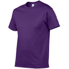Load image into Gallery viewer, 2019 summer New High quality men T shirt casual short sleeve o-neck 100% cotton t-shirt men brand white black tee shirt