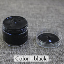 Load image into Gallery viewer, 30ml Black leather paint specially used for painting leather sofa, bags, shoes and clothes etc with good effect