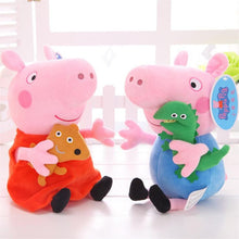 Load image into Gallery viewer, 19 CM Original Peppa Pig Family George Dad Mom Pelucia Stuffed Doll Plush Toys For Children Birthday Gifts