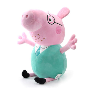 19 CM Original Peppa Pig Family George Dad Mom Pelucia Stuffed Doll Plush Toys For Children Birthday Gifts