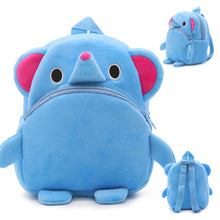 Load image into Gallery viewer, Cute Cartoon Animal Mini Plush Backpack Baby Toy School Bag Kids Outdoor Travel Pack Bag Student Kindergarten Bateman Bags
