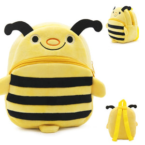 Cute Cartoon Animal Mini Plush Backpack Baby Toy School Bag Kids Outdoor Travel Pack Bag Student Kindergarten Bateman Bags