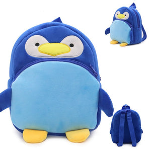 Cute Cartoon Animal Mini Plush Backpack Baby Toy School Bag Kids Outdoor Travel Pack Bag Student Kindergarten Bateman Bags