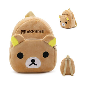 Cute Cartoon Animal Mini Plush Backpack Baby Toy School Bag Kids Outdoor Travel Pack Bag Student Kindergarten Bateman Bags