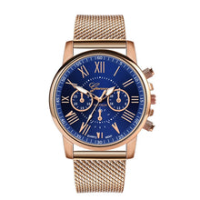 Load image into Gallery viewer, 2019 Best Sell Watch Luxury Quartz Sport Military Stainless Steel Dial Leather Band Wrist Watch Dropshipping relogio feminino S7
