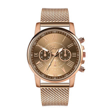 Load image into Gallery viewer, 2019 Best Sell Watch Luxury Quartz Sport Military Stainless Steel Dial Leather Band Wrist Watch Dropshipping relogio feminino S7