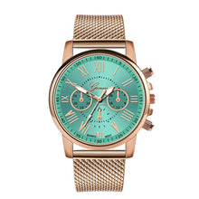 Load image into Gallery viewer, 2019 Best Sell Watch Luxury Quartz Sport Military Stainless Steel Dial Leather Band Wrist Watch Dropshipping relogio feminino S7