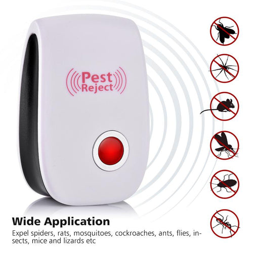 4 Plugs Pest Control Ultrasonic Pest Repeller Mosquito Killer Electronic Anti Rodent Insect Repellent Mouse Cockroach Dropship