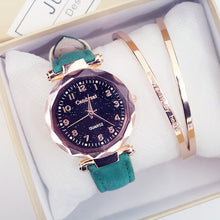 Load image into Gallery viewer, Quartz Wristwatches Fashion Starry Sky Women Watches Hot Sale Leather Ladies Bracelet Watch Casual Female Clock Relogio Feminino