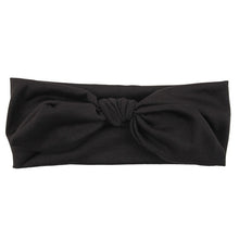 Load image into Gallery viewer, Baby Kids Girls Rabbit Bow Ear Hairband Headband Turban Knot Head Wraps Cotton Blends Unisex Black Pink Red Hot pink Green