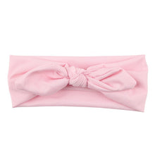 Load image into Gallery viewer, Baby Kids Girls Rabbit Bow Ear Hairband Headband Turban Knot Head Wraps Cotton Blends Unisex Black Pink Red Hot pink Green