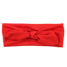 Load image into Gallery viewer, Baby Kids Girls Rabbit Bow Ear Hairband Headband Turban Knot Head Wraps Cotton Blends Unisex Black Pink Red Hot pink Green