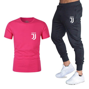 Hot 2019 summer new brand short sleeve shirt men sportswear suit men's sweatshirt men's brand clothing  t shirt set tracksuit