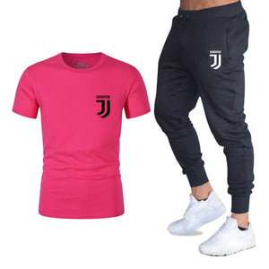 Hot 2019 summer new brand short sleeve shirt men sportswear suit men's sweatshirt men's brand clothing  t shirt set tracksuit