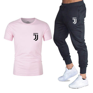 Hot 2019 summer new brand short sleeve shirt men sportswear suit men's sweatshirt men's brand clothing  t shirt set tracksuit