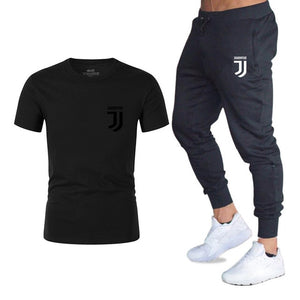Hot 2019 summer new brand short sleeve shirt men sportswear suit men's sweatshirt men's brand clothing  t shirt set tracksuit