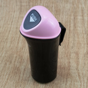 Car Trash Can Organizer Garbage Holder Automobiles Storage Bag Accessories Auto Door Seat Back Visor Trash Bin Paper Dustbin