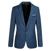 Load image into Gallery viewer, 2018 HOT Men Casual Blazers Jackets Solid Plus size Dress Blazers Suit Spring Men Thin Blazers Coats Slim Fit Blazer Designs