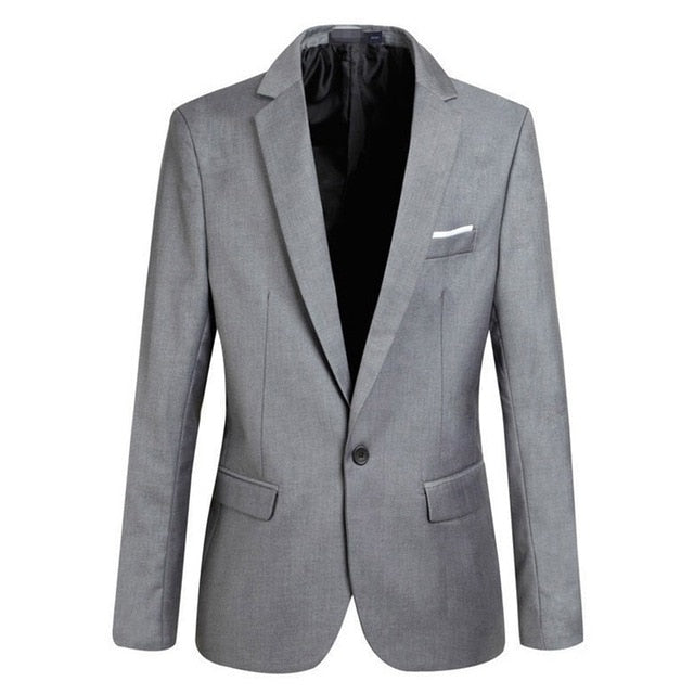 2018 HOT Men Casual Blazers Jackets Solid Plus size Dress Blazers Suit Spring Men Thin Blazers Coats Slim Fit Blazer Designs