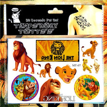 Load image into Gallery viewer, Children Temporary Tattoo Sticker Cartoon Tatoo Body Art Novelty Gag Toys for Dragon Knights Fans Waterproof 2-3 Days