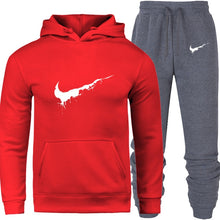 Load image into Gallery viewer, New 2018 Brand Tracksuit Men Thermal Men Sportswear Sets Fleece Thick Hoodie+Pants Sporting Suit Casual Sweatshirts Sport Suit