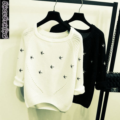 2019 New Arrivals Spring Autumn Fashion women Sweater High quality Casual Sweaters Women Jumper Pullovers Loose Femininas Blusas